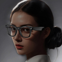 Lunettes IA : Traducteur Multilingue en Temps Réel, Caméra de Prise de Vue, Vidéo 1080P, Écran Virtuel 50-80'', Charge Rapide 3C, Intelligentes et Portables