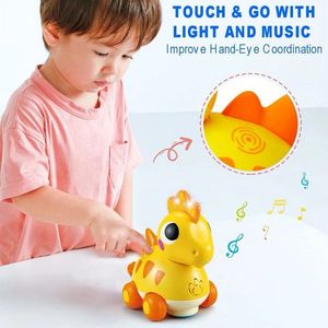 Juguetes para bebés que gatean para bebés, Touch & Go Light up Musical Dinosaur Walking Toys, juguetes para bebés pequeños Edad 1-2 Regalos para bebés - Product Image 6