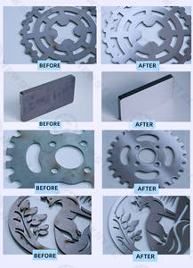 Металлошлифовально-полировальный станок для удаления заусенцев, очистки от оксидного налета, полировки и шлифовки углеродистой и нержавеющей стали - Product Image 5