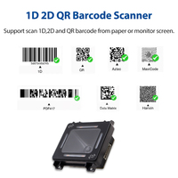 Módulo Lector de Alto Rendimiento EP8280-NFC para Control de Acceso, Kioscos y Máquinas Expendedoras, con Escáner de Códigos de Barras 1D/2D, QR, NFC y RFID