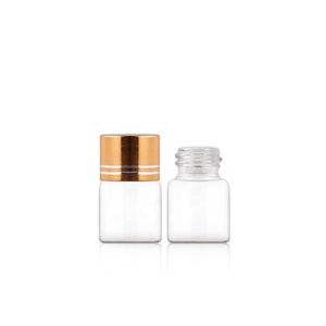2 ml rõ ràng nhỏ tinh dầu chai thủy tinh 2 ml Huyết Thanh thủy tinh container với vàng vít cap mẫu miễn phí - Product Image 4