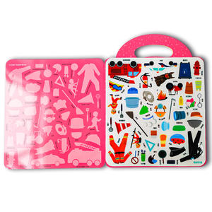 <span class=keywords><strong>Libro</strong></span> de actividades de pegatinas para niños, venta al por mayor, patrón de dibujos animados de papel, pegatinas de gelatina reutilizables, lindo <span class=keywords><strong>libro</strong></span> de pegatinas impresas personalizadas - Product Image 2