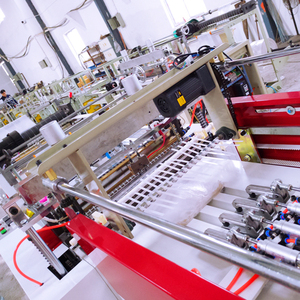 Máy sản xuất túi nilon tự động, máy hàn nhiệt cắt túi áo thun, máy làm túi rác nhựa giá rẻ - Product Image 4