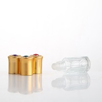 Botol Roll On Minyak Atsiri Kaca Oktagon Bening Kosong Grosir 3ml 6ml 9ml 12ml