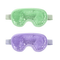 Nouveauté Masque chauffant pour les yeux Masque de massage pour les yeux Perles de gel Masque pour les yeux pour dormir