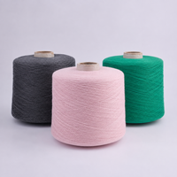 Fil de laine mélangée mercerisé 1/16 brins, épais, filé à l'anneau, origine Chine, monobrin, pour chapeaux et écharpes