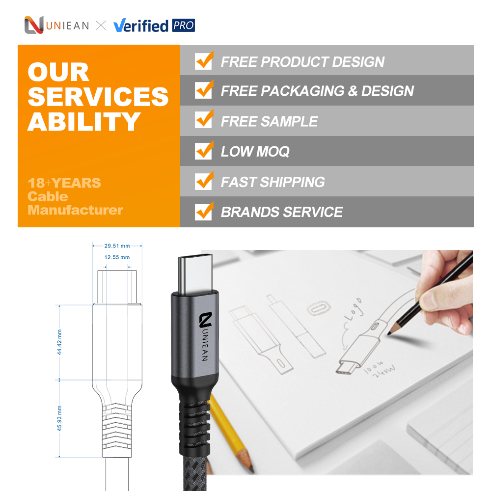 Factory High Quality USB C Cable PD240W 100W Type C Usb Fast Charging Cable USB C 2.0 Data Cables for Iphone · image 5