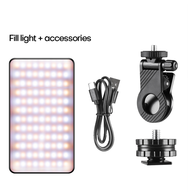 M19 Portable Three Color LED Fill Light New Magnetic Suction for Photography and Video Taping