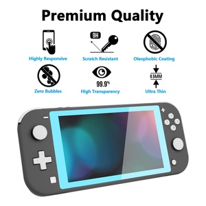 Protector de Pantalla de Vidrio Templado Transparente HD EXtremeRate para Consola Nintendo Switch Lite - Product Image 3