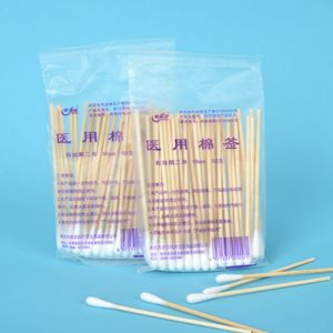 Hisopos de Algodón Médico Taian de 10 cm, 50 Unidades, Estériles, para Uso Hospitalario - Product Image 1