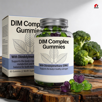 Gummies DIM Complex OEM/ODM à l'extrait de brocoli pour l'équilibre hormonal, à base de pectine, complément alimentaire GMP/Halal/Kosher
