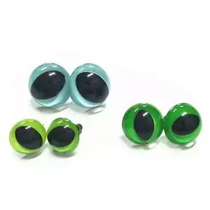 Shinning Transparent Big Eyes Plastic Safety Clear Craft Cat Eyes For Crochet Stuffed Animal Toys