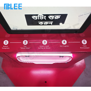 Tùy Chỉnh Không Người Lái Thiết Kế Mới Cổ Điển Tự Phục Vụ Máy Ảnh Đồng Tiền Hoạt Động Báo Selfie Máy Cho Trung Tâm Mua Sắm - Product Image 6