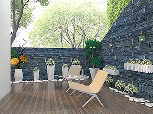 Revêtement mural en pierre naturelle grise en béton bon marché pour l'intérieur/l'<span class=keywords><strong>extérieur</strong></span>, panneau mural en pierre naturelle, <span class=keywords><strong>ardoise</strong></span> en ciment noir, caractéristiques de la culture, vente - Product Image 3
