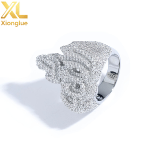 Nouvelle Bague Hip-Hop en Cuivre Plaqué Or 18K avec Zircon Incrusté Motif Allah pour Hommes et Femmes – Idéale pour Fêtes et Cadeaux - Product Image 3