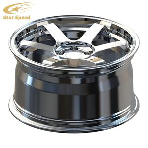 SS forjado 5x114,3 5x5x120 112 ruedas cóncavas con acabado cromado personalizado para BMW M3 E46 F80 Honda Civic tipo <span class=keywords><strong>R</strong></span> 18 19 20 21 <span class=keywords><strong>22</strong></span> pulgadas llantas - Product Image 6