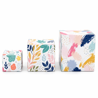 Boîte d'expédition blanche personnalisée avec impression couleur du logo, boîte d'emballage en carton pour le commerce électronique, pour les petites entreprises, la marque, la vente en gros