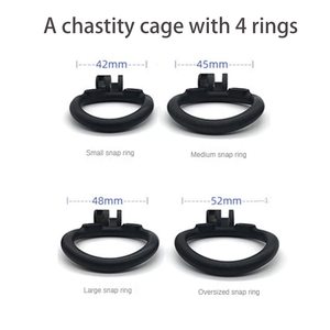 Fetiş Seks Ürünleri Erkek Bekaret Kafesi Anti-Mastürbasyon Kilidi %100 Su Geçirmez Ergonomik Tasarım Yetişkin Seks Oyuncağı Erkekler için - Product Image 4