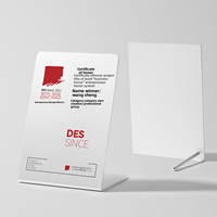 Plaques de certification d'honneur personnalisées en alliage d'aluminium pur 2026, médailles commémoratives haut de gamme de forme carrée