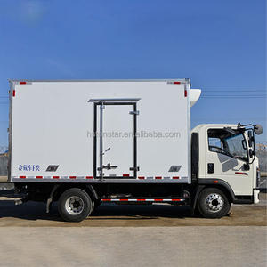 Nouveau véhicule frigorifique de transport de poissons/viandes/aliments congelés 4X2 Chine 3 tonnes, <span class=keywords><strong>camion</strong></span> frigorifique, camionnette frigorifique à vendre - Product Image 1