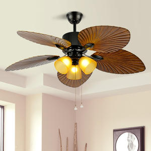 <span class=keywords><strong>Lustre</strong></span> en feuille de bananier d'Asie du Sud pour chambre à coucher, salon, style rétro américain, maison nostalgique, plafond de salle à manger à l'ancienne - Product Image 2