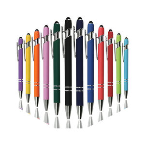 Promotional Custom Logo Laser Engraving Metal Aluminum Gel <b>Pens</b> Gift Set with 1.0mm Writing Width Black Ink for Business Gifts - Product Image 1