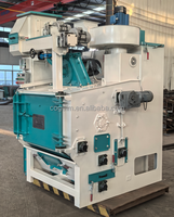 Machine de sablage électrique sur chenilles pour petites pièces, avec moteur de débavurage pour billes d'acier, pour le décapage de la rouille et le renforcement de surface
