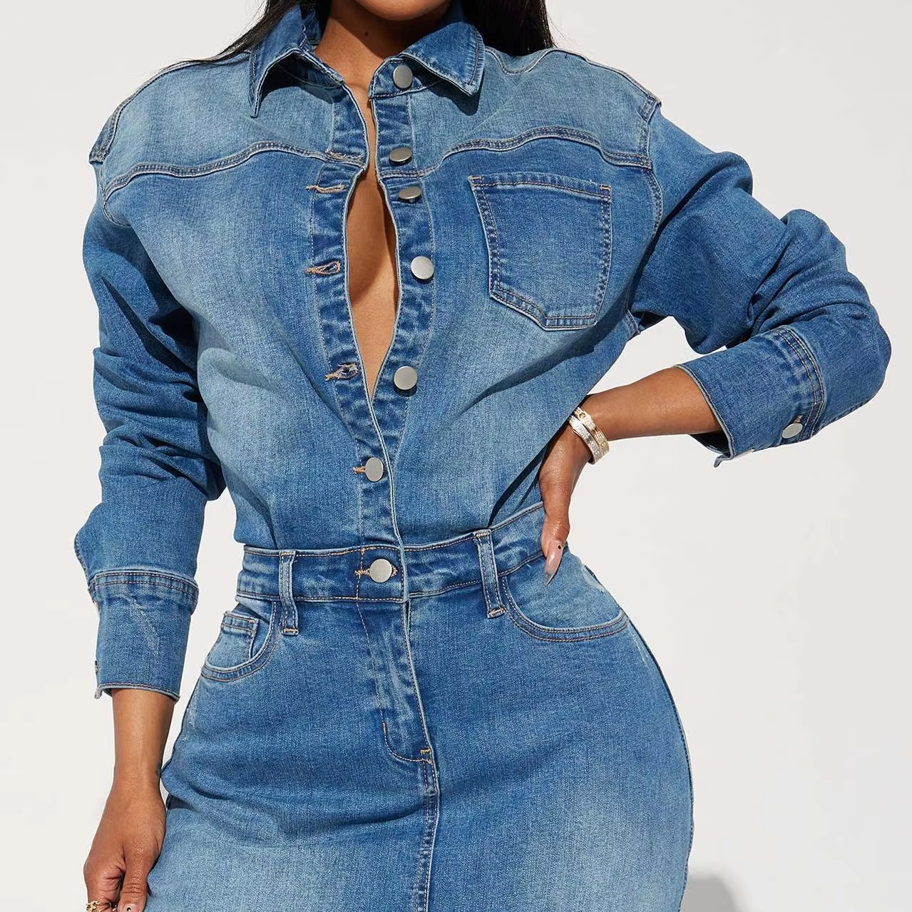 Vestidos Bonitos Vestidos De Mezclilla De Moda 2019 Jeans Ropa De