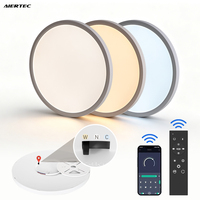 Plafonnier LED moderne ultra-plat réglable pour intérieur, avec interrupteur, montage en surface, pour la maison