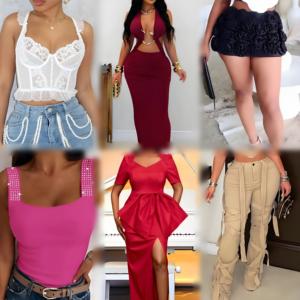 2026 Summer Collection Women's Casual Dresses <b>T</b>-<b>Shirts</b> Pants Wholesale Mixed Packaging Random Delivery Clearance Stock Clothing - Product Image 3