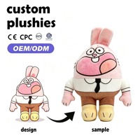 Peluche personnalisée grise en forme de fromage, t-shirt imprimé, poupée en peluche de dessin animé, coton PP doux, 11CM-30CM