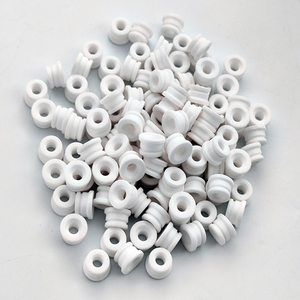 Ojal textil blanco de cerámica de alúmina 95% y hilo de cerámica-Guía de hilo piezas de cerámica - Product Image 3