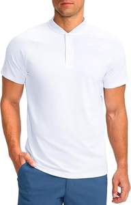 Kaus <span class=keywords><strong>Polo</strong></span> pelindung matahari pria, atasan bernapas untuk kerja di luar ruangan & Golf keren tanpa kerah - Product Image 2