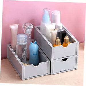 <b>Small</b> Eco-Friendly PP Multifunctional Modern Desktop Storage Box 5kg Capacity Stackable Combination <b>Drawer</b> Organizing Case Desk - Product Image 5