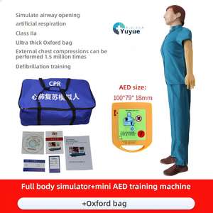 Simulator CPR Seluruh Tubuh + Pelatih AED Mini dengan Tas Oxford Perlengkapan Pelatihan Darurat - Product Image 2