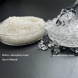 Poliacrilato de Potasio de Alta Calidad, 99% de Pureza, Polímero Súper Absorbente (SAP) de Grado Agrícola, 25 kg/bolsa - Product Image 1