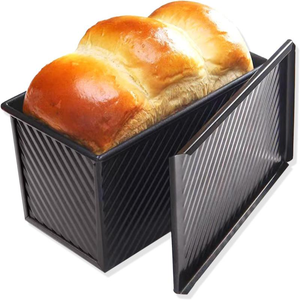 ถาดอบขนมปังแบบสี่เหลี่ยมผืนผ้าเคลือบสารกันติด ทำจากอะลูมิเนียม ขนาดสั่งทำได้ พร้อมฝาปิด - Product Image 3