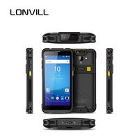 Lecteur RFID UHF mobile LONVILL, écran tactile multipoint HD IGZO IPS de 5,5 pouces 1440*720, lecteur RFID portable Android