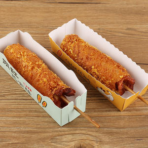 Plateau de nourriture pour chien, plateau imprimé personnalisé, emballage en papier ailes de poulet, boîte à déjeuner Hamburger, boîte de restauration rapide - Product Image 4