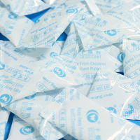 Paquetes mini desecantes de gel de sílice de grado alimenticio antiaceite para envasado de alimentos