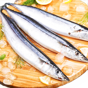 Saury du Pacifique frais congelé de haute qualité Style séché de poisson rond entier originaire de l'océan Pacifique - Product Image 1