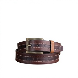 Boucle carrée en acier en cuir véritable de vachette, motif crâne, taille personnalisée, robuste, pour fête, solide, imperméable, écologique, BS, à prix abordable - Product Image 5