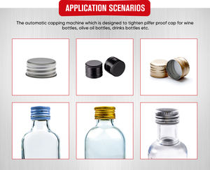 सीलिंग और पैकेजिंग मशीन रोटरी स्वचालित स्क्रू स्व रोप कैप फीडर और कैप्पिंग पाइलर प्रूफ कैप मशीन - Product Image 3