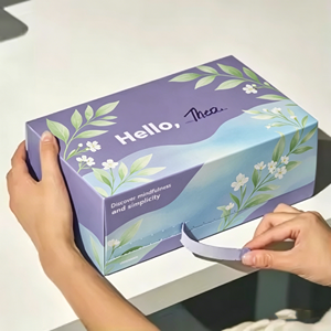 Custom Corrugated Shipping Box for Clothes Eco Friendly Self Locking Mailer Boxes with Tear Strip 100% Recyclable Paper Package - Product Image 1
