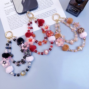 Chaîne <span class=keywords><strong>de</strong></span> <span class=keywords><strong>téléphone</strong></span> portable en cristal, chaîne à perles haut <span class=keywords><strong>de</strong></span> gamme, porte-clés <span class=keywords><strong>personnalisable</strong></span>, pendentif, chaîne à clip arrière, <span class=keywords><strong>bijoux</strong></span> pour femmes - Product Image 1