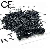 Excellente stabilité dimensionnelle, faible déformation, plastique PA66 LCF en fibre de carbone à 20 % pour engrenages