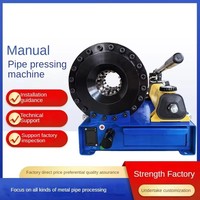 Presse hydraulique manuelle à grand diamètre TEBAK, machine portable de sertissage de flexibles, machine de formage par compression