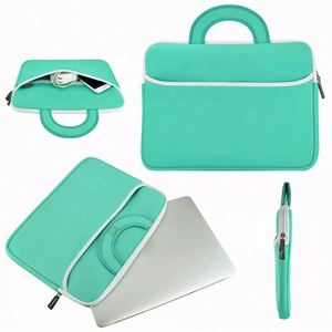 Wholesale Multi Size Notebook <b>Computer</b> Pocket Custom Neoprene Zipper Laptop Bag Portable Laptop Sleeve <b>With</b> Handle and Pocket - Product Image 1