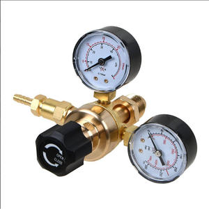 Régulateur de pression d'argon/dioxyde de carbone avec CGA580 pour le soudage et la découpe au gaz hélium, comprenant un manomètre - Product Image 3