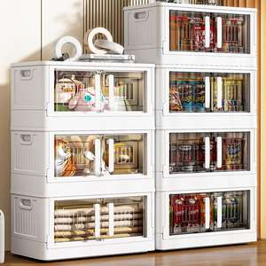 Armario plegable <span class=keywords><strong>para</strong></span> niños, armario multicapa, ropa de bebé, cajón de almacenamiento de plástico de 3 niveles <span class=keywords><strong>para</strong></span> niños - Product Image 3